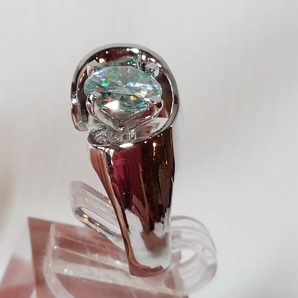 MOISSANITE RING 2.54 ct. - Picture 9 of 13